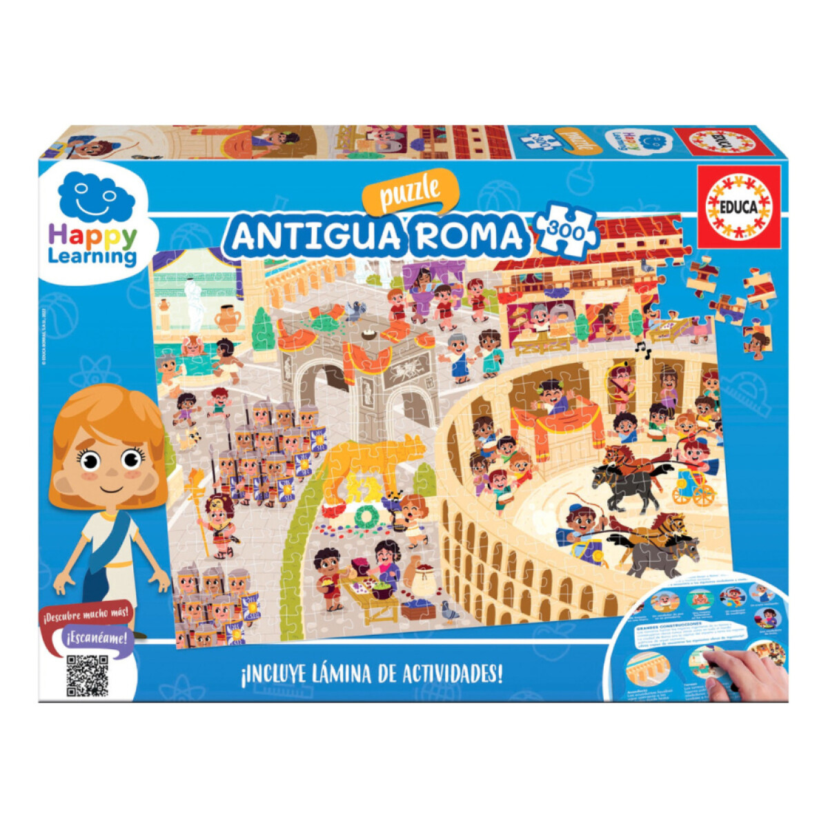 Puzzle Rompecabeza Didactico Antigua Roma Educa 300 Piezas 