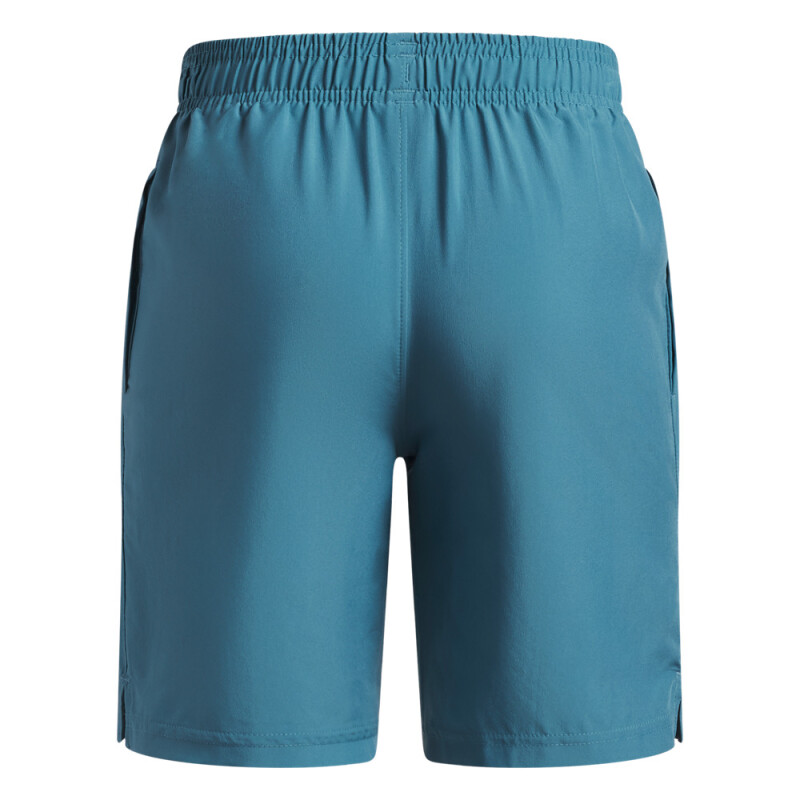 UA Tech Woven Wordmark Short-BLU BLU-466