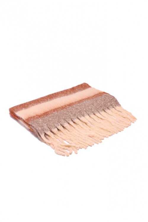 Bufanda Stripe Marron