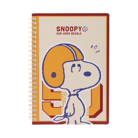 Cuaderno Snoopy B amarillo