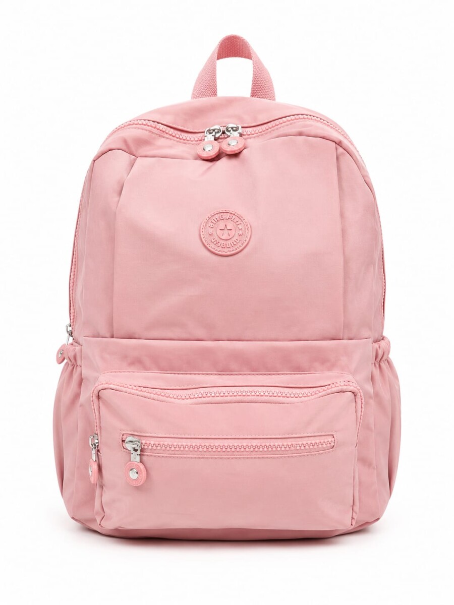 Mochila dama casual, moderna - Rosa 