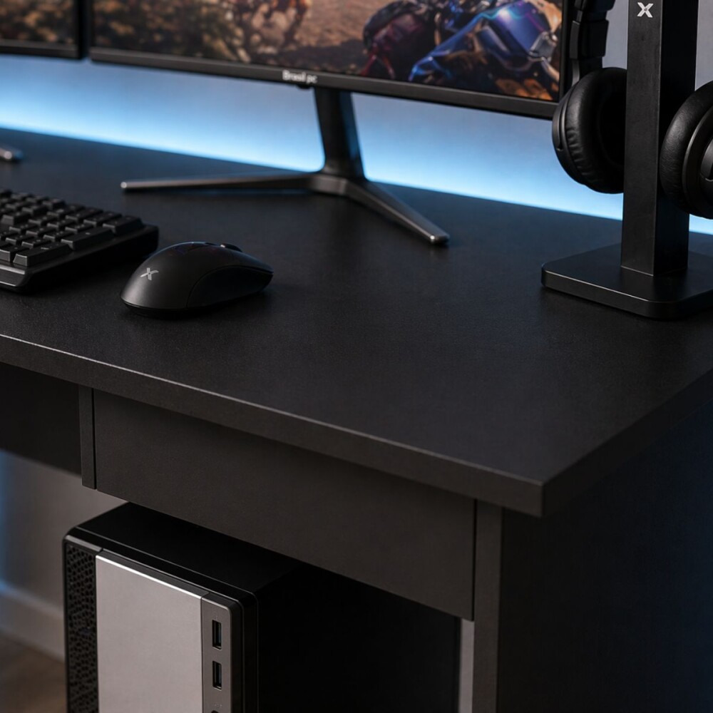 ESCRITORIO - GAMER PARA PC GRAFITO