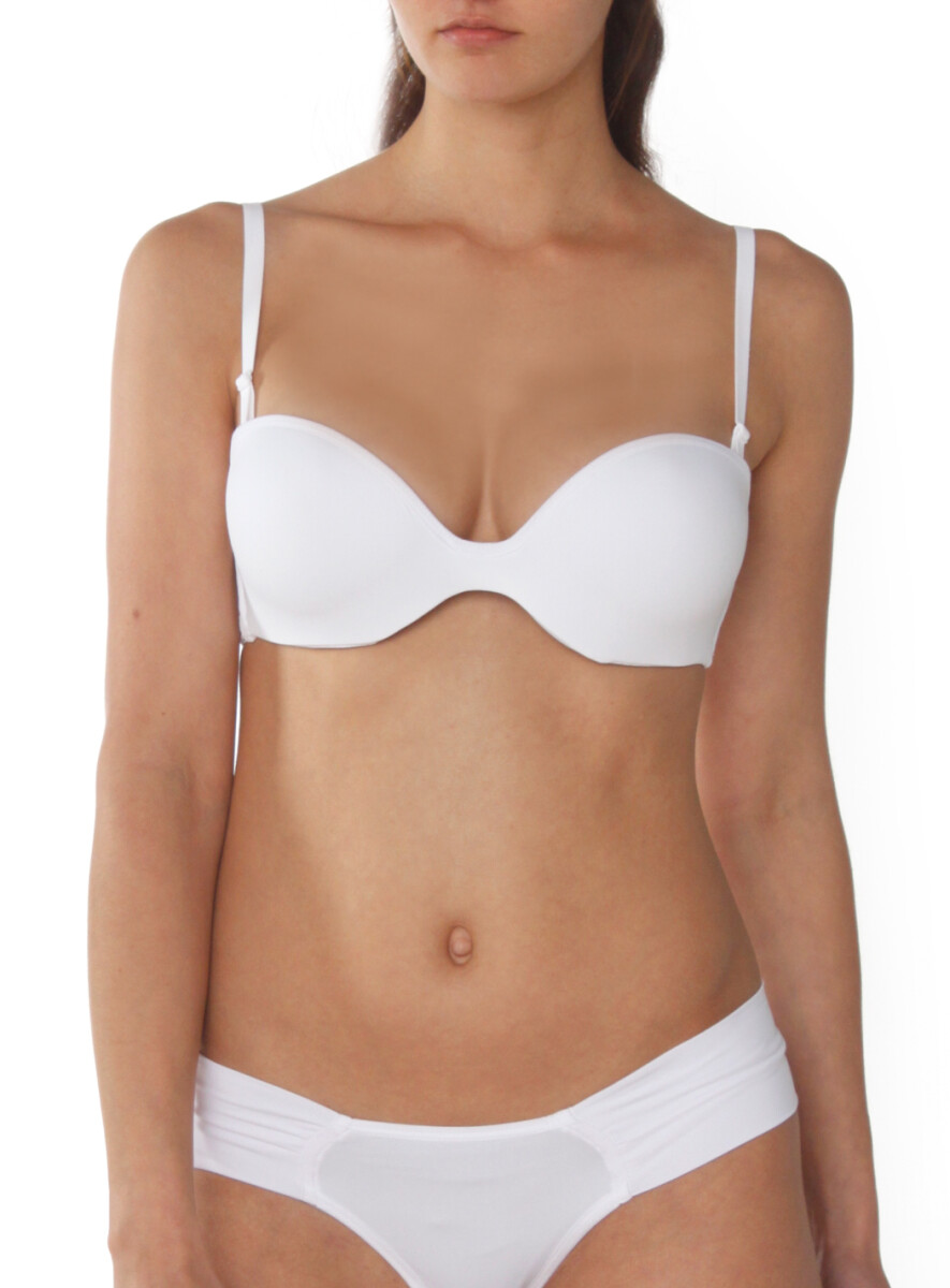 Soutien strapless push up sacks - Blanco 