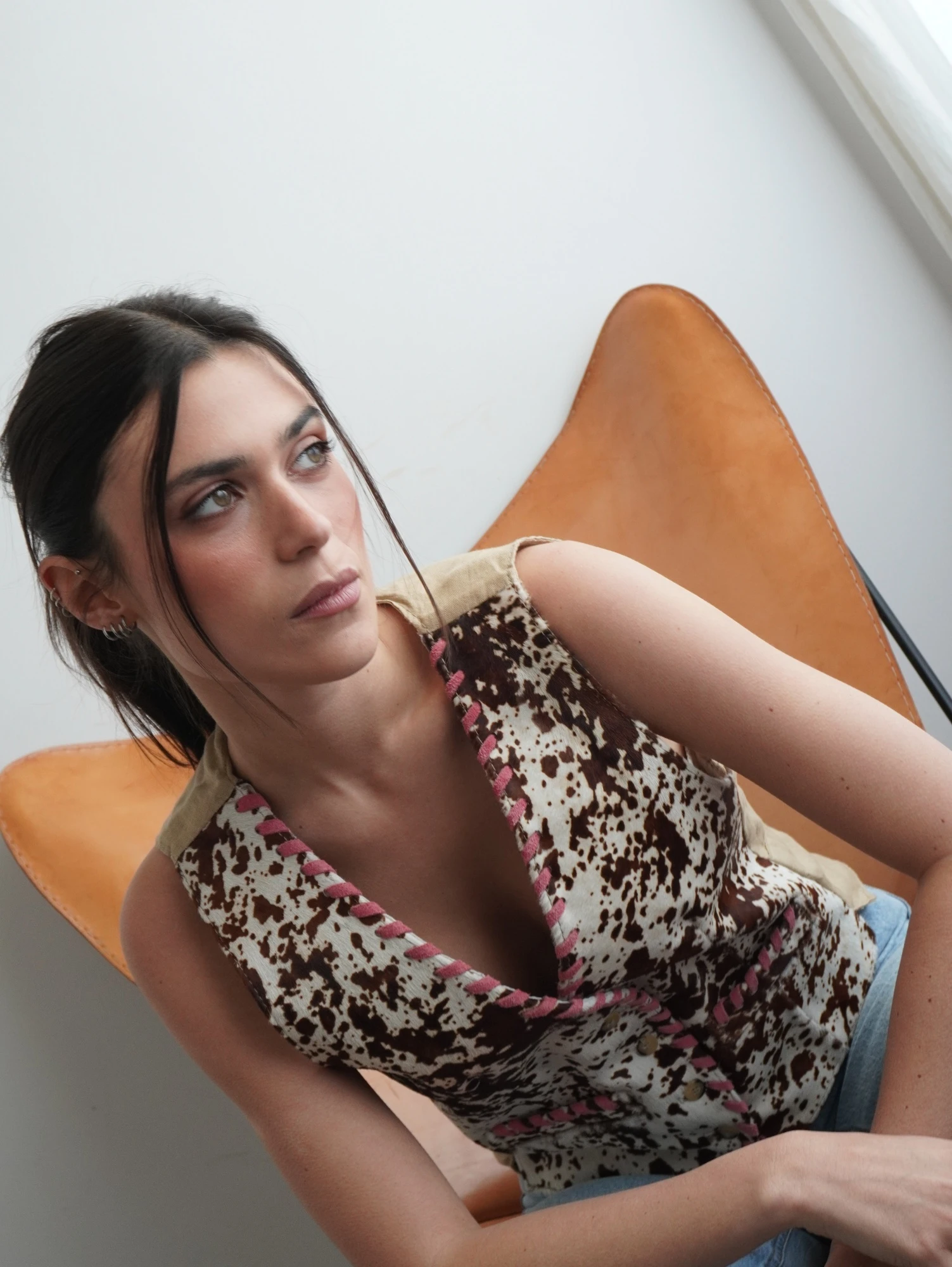 Lady Serrano Cowhide