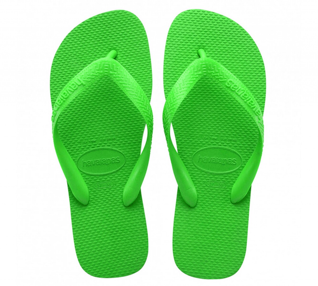CHINELA T39-40 TOP VERDE NEON/VERDE NEON UNISEX HAVAIANAS 