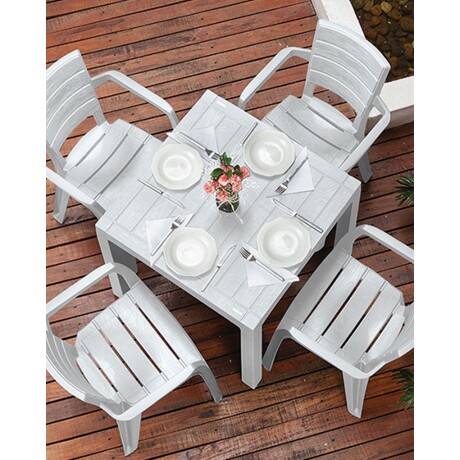 Mesa de Jardín Rimax Barú Gris Hielo Mesa de Jardín Rimax Barú Gris Hielo