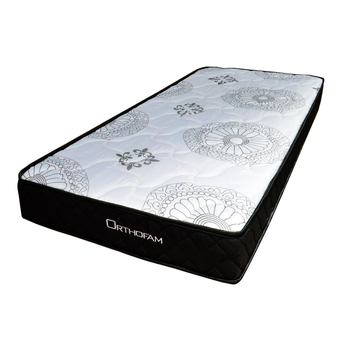 Colchón 1 plaza Orthofam 110 kg D28 17 cm - GRIS 