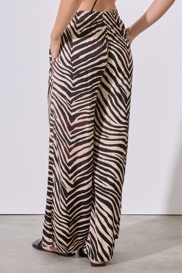 Palazzo Animal Print BEIGE/MULTI