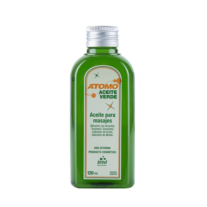 ATOMO ACEITE VERDE FR. X 120 ML. única
