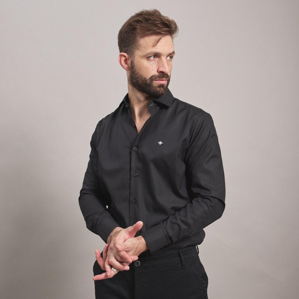 CAMISA LUXURY - NEGRO 