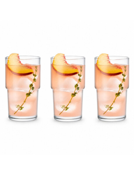 SET 3 VASOS TRAGO LARGO 440 ML HILL PASABAHCE SET 3 VASOS TRAGO LARGO 440 ML HILL PASABAHCE