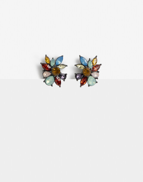 Aros Clips Color Aros Clips Piedra Multicolor - Combinacion Multicolor