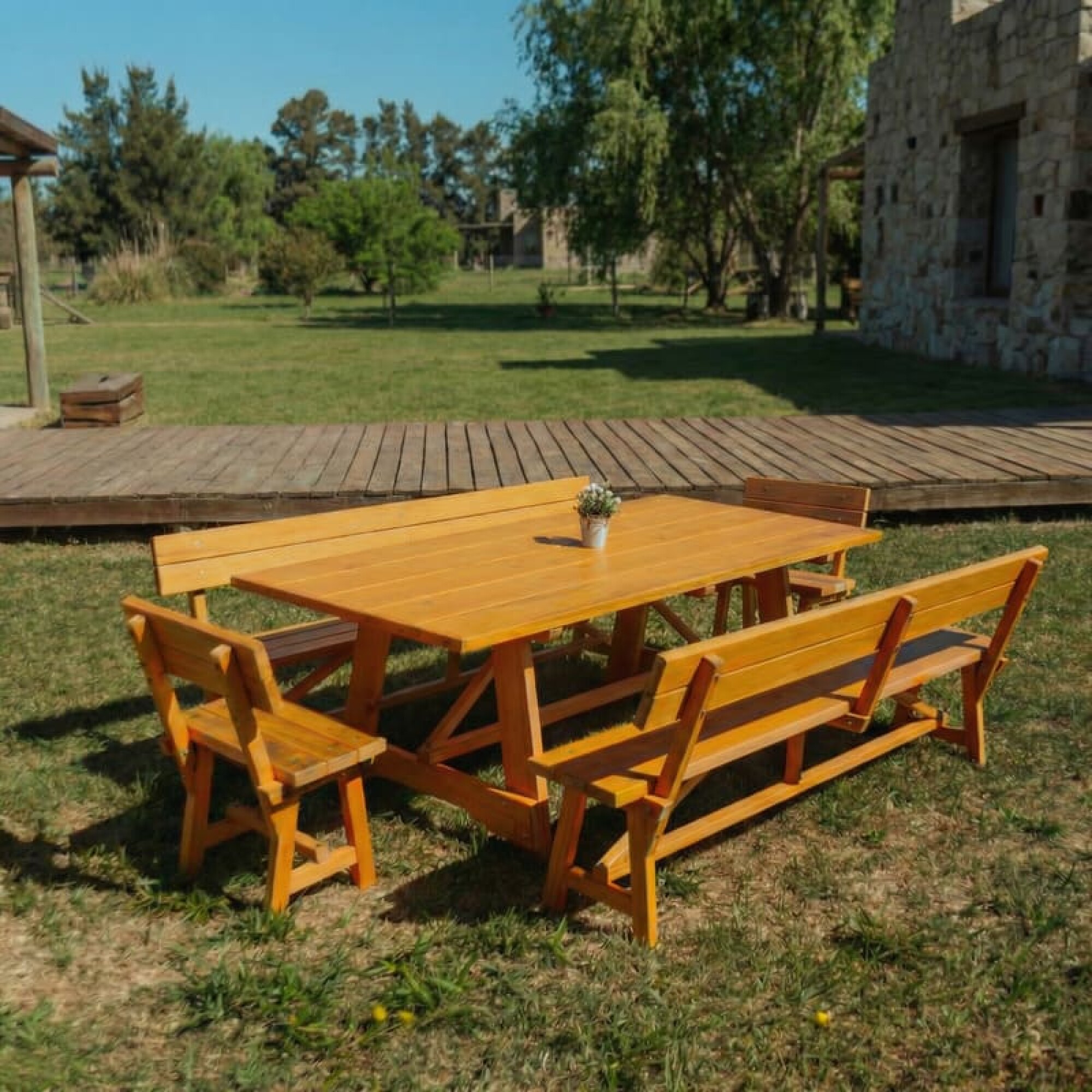 Juego de comedor exterior — Serra Amoblamientos