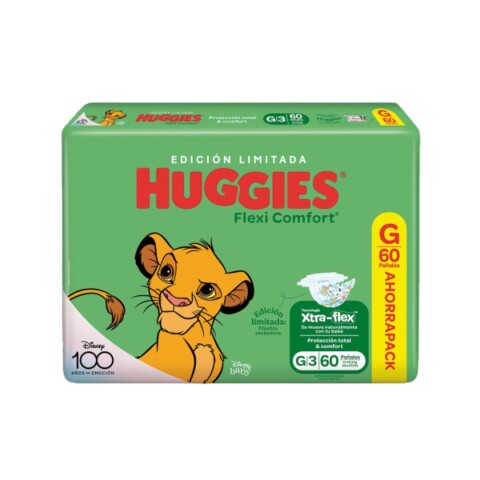 Pañales Huggies Flexi Comfort G x60 Pañales Huggies Flexi Comfort G x60