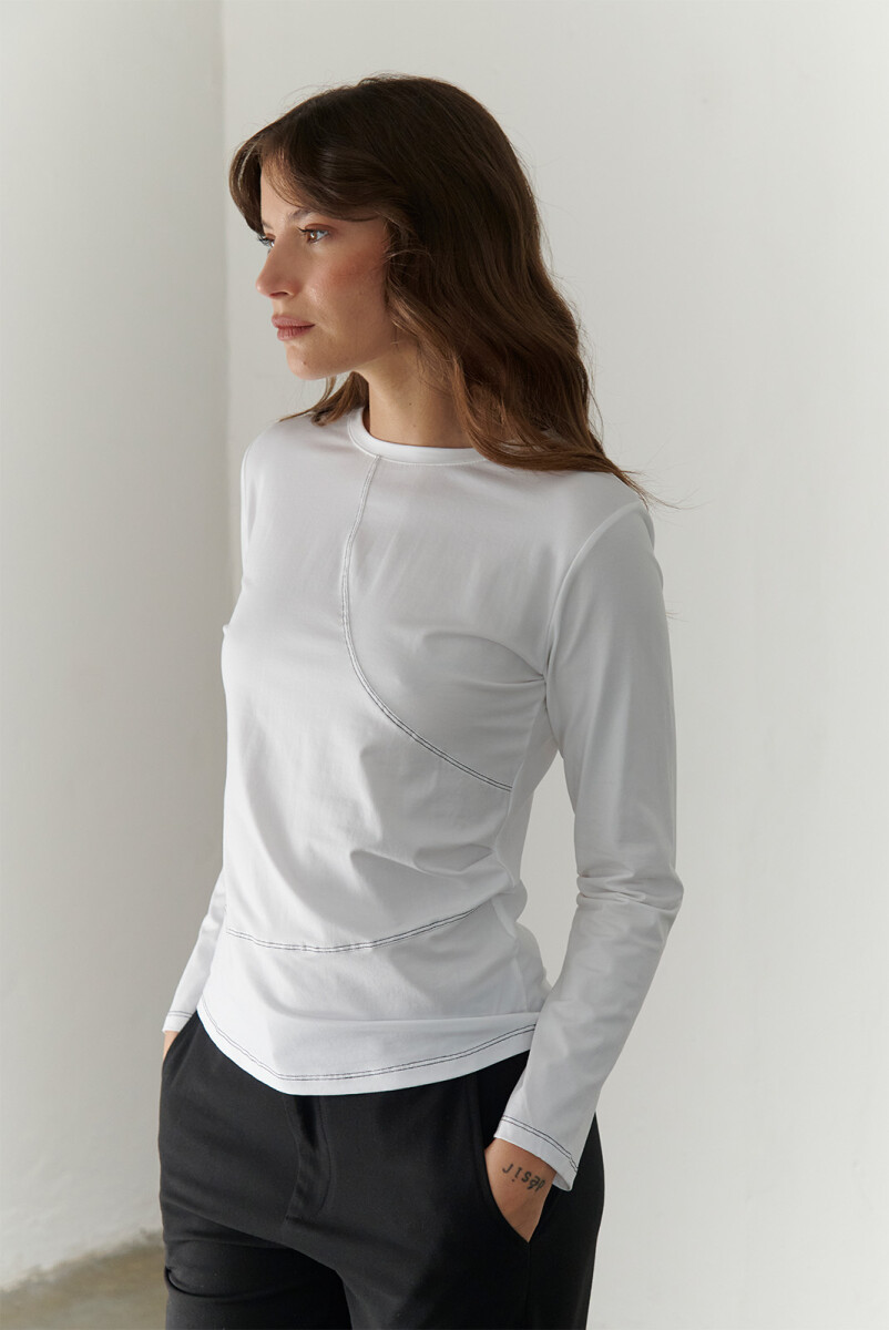 REMERA DRAPEN - BLANCO 