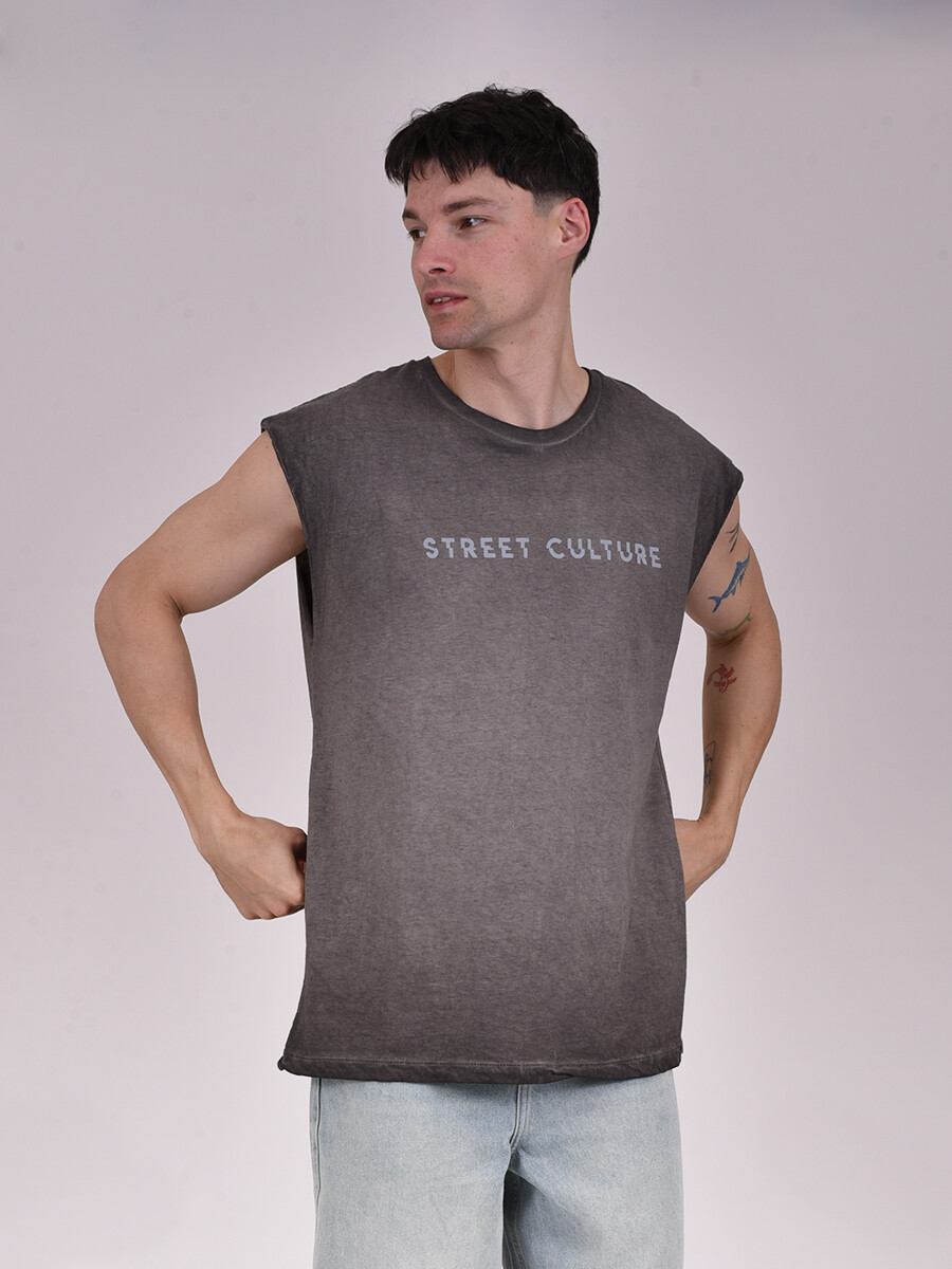 MUSCULOSA CULTURE - NEGRO 