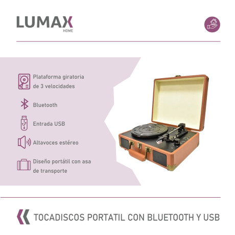 Tocadiscos con parlantes bluetooth entrada aux USB Tocadiscos con parlantes bluetooth entrada aux USB