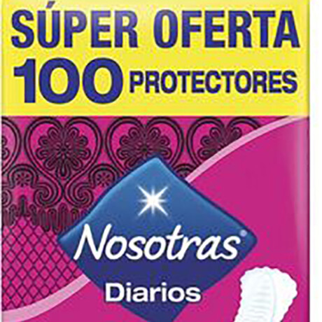 Toallitas diarias Nosotras multiestilo x100 Toallitas diarias Nosotras multiestilo x100