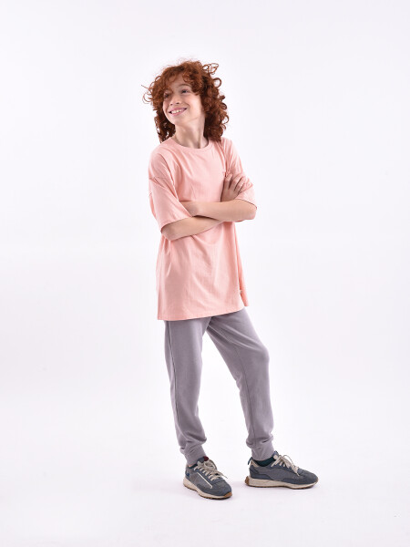 REMERA NACHO TEEN CORAL