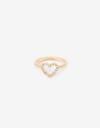 Anillos Chicos Strass Anillo Corazón Strass - Cristal