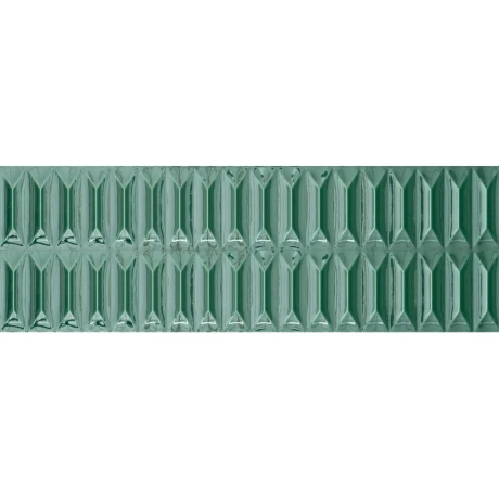 CERAMICA PARA PARED 30X90 VERDE BRILLO DECORADA RAGNO GAMAS DE VERDE