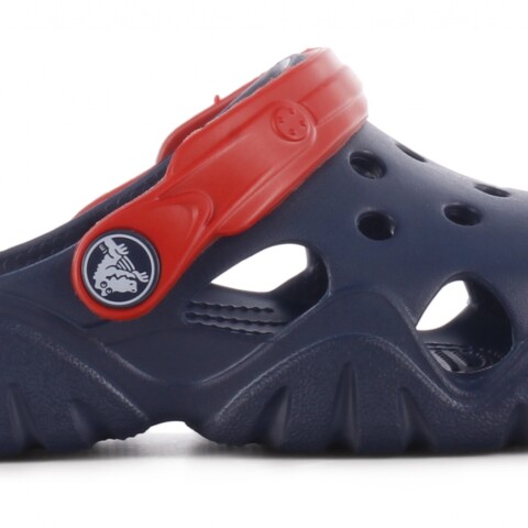 Zueco de Niños Crocs Swift Water Kids Azul Marino - Rojo
