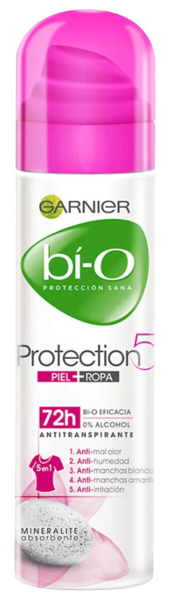 Garnier Bi-O Aerosol Women Protection 5 150 ml – Protección Eficaz 48h 