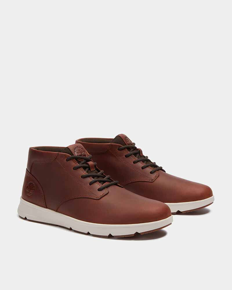 Zapatillas Parker Street Mid Hombre Rust Full Grain