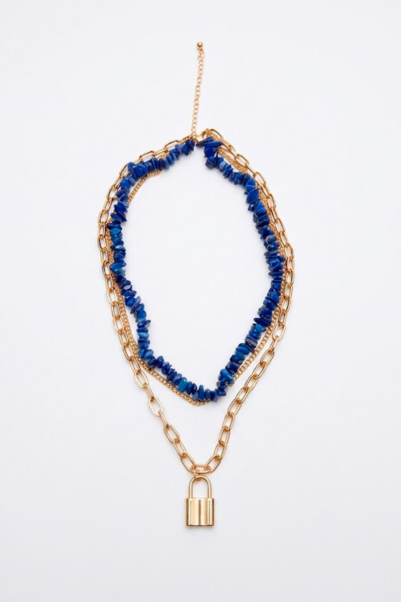 COLLAR NACAR BLUE AZUL