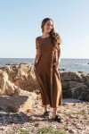 Vestido Malena Marron