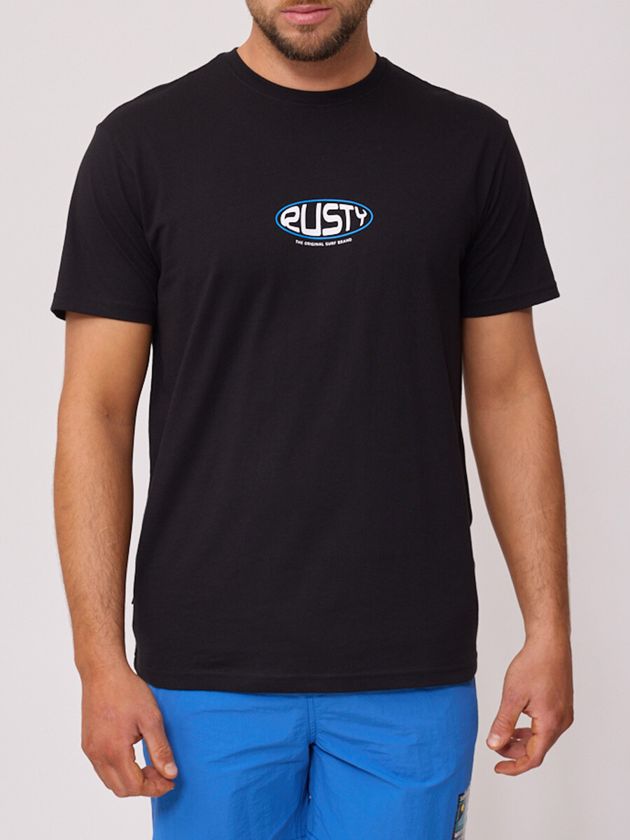 T-SHIRT NAREN RUSTY - Negro 