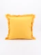 FUNDA DE ALMOHADON MOSTAZA