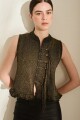 TOP SOL Negro Con Lurex