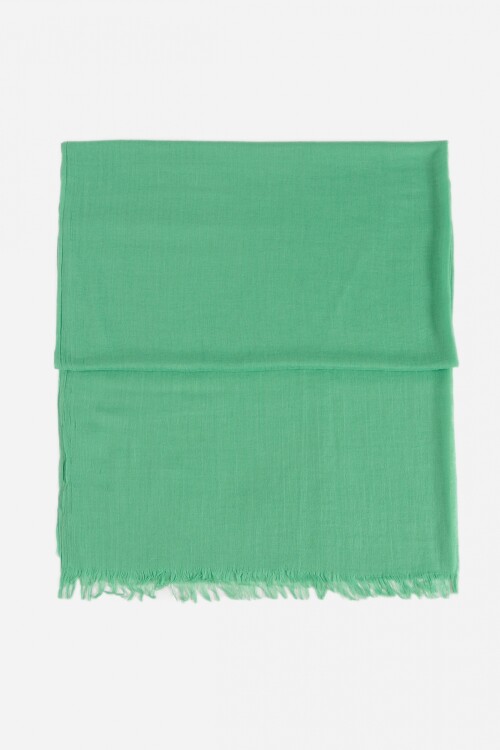 Pashmina lisa verde