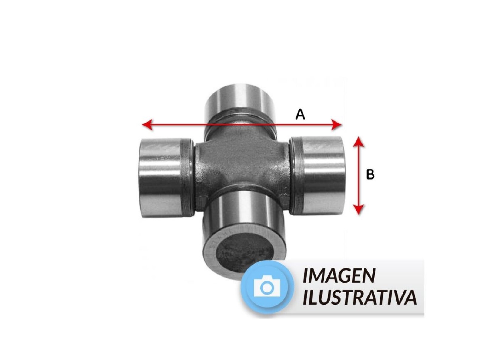CRUCETA A:61.2mm B:23.8mm 