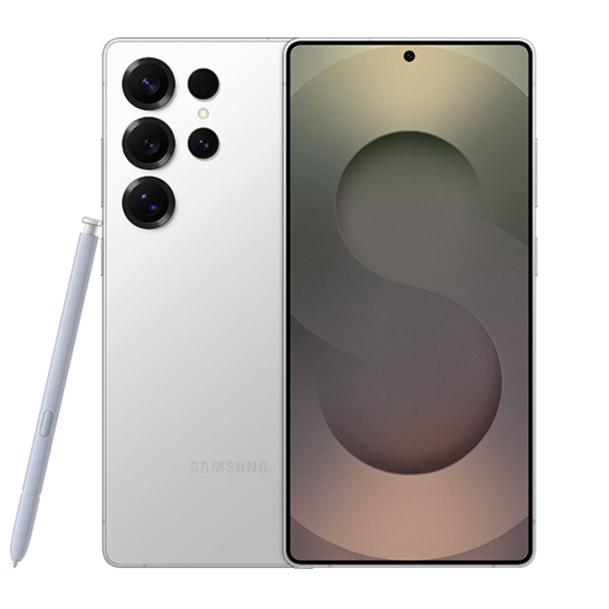 Смартфон Samsung S25 Ultra 12 ГБ RAM 256 ГБ, титановый бело-серебристый