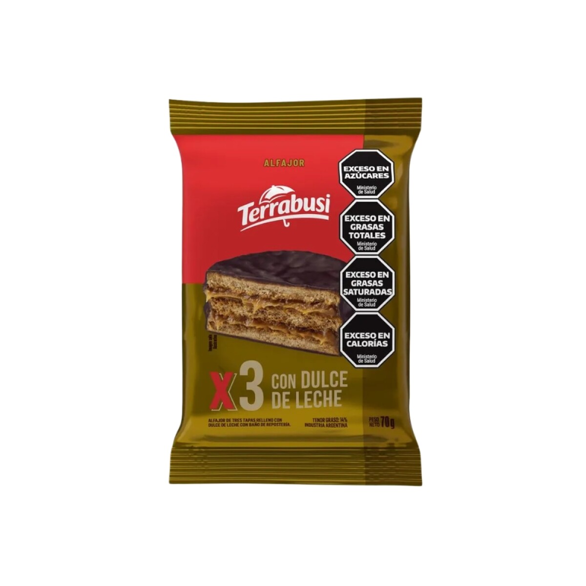 Terrabusi Alfajor Triple 70g 