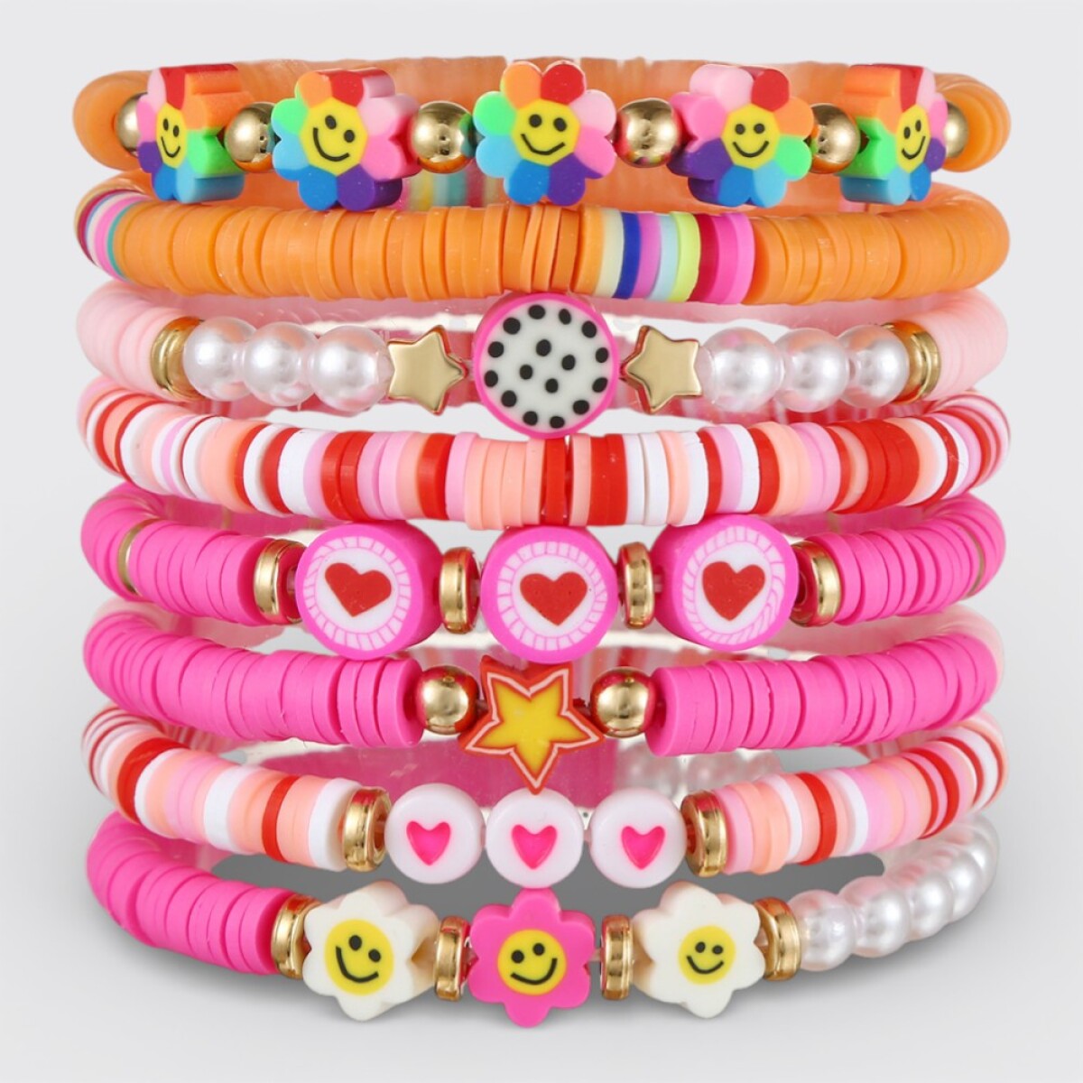 Pulsera Infantil Pack X8 Colores - Pack 1 