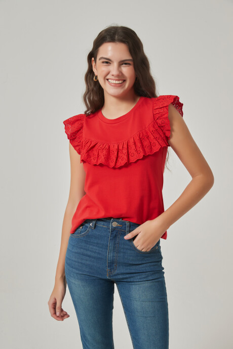 Remera Carelmapu Rojo