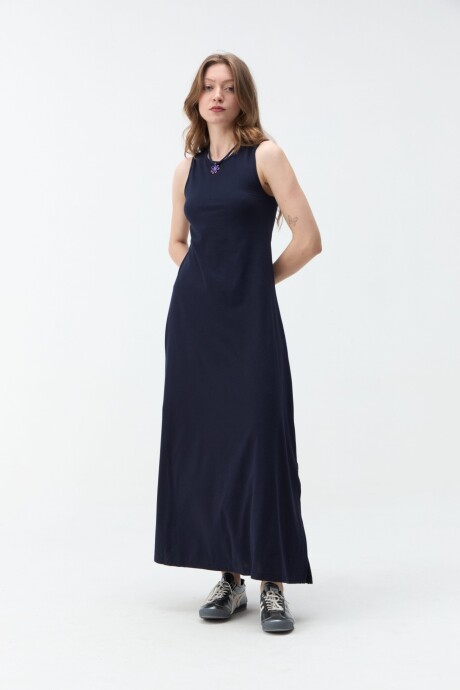 Vestido Rena Azul oscuro