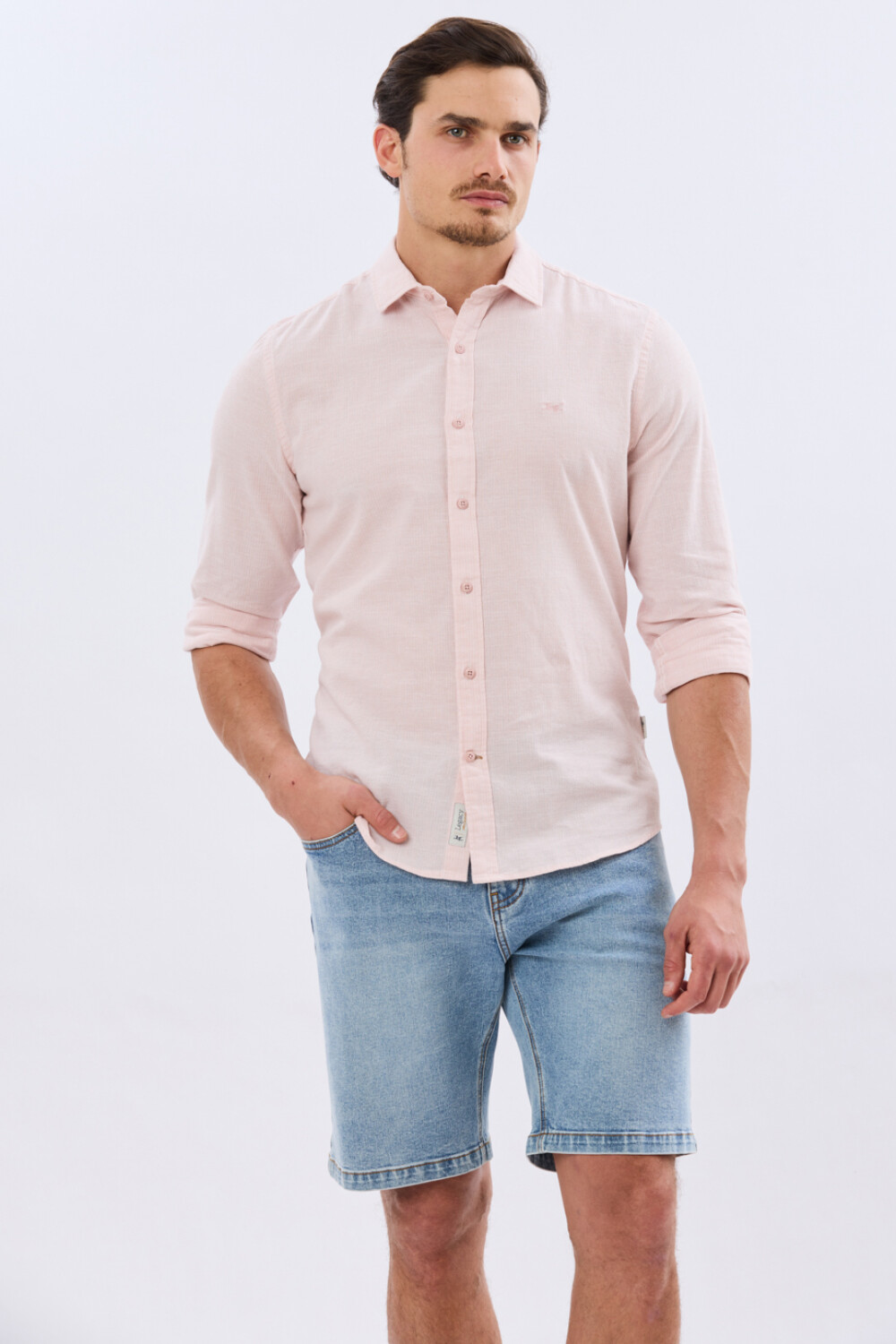 BERMUDA DE JEAN SLIM FIT Celeste