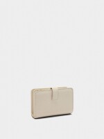 Cartera Con Textura beige