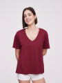 Remera Matteis Bordeaux Oscuro
