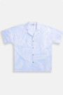 CAMP-COLLAR BOXY SHIRT Marble Sky