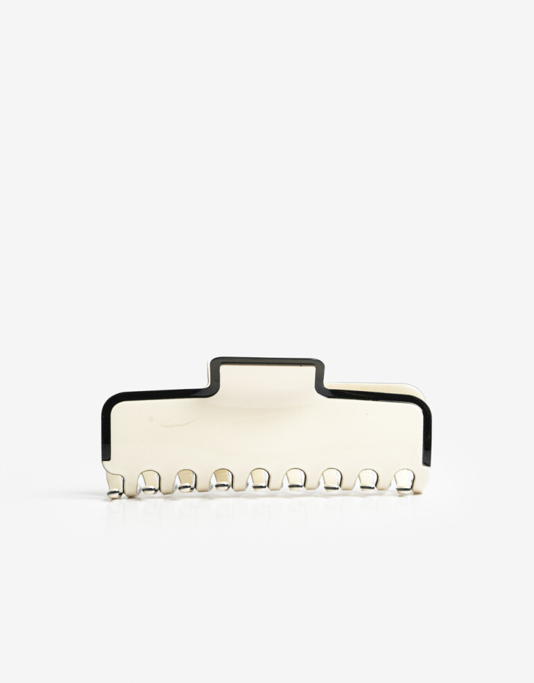 Broche Acrilico Combinacion Bicolor