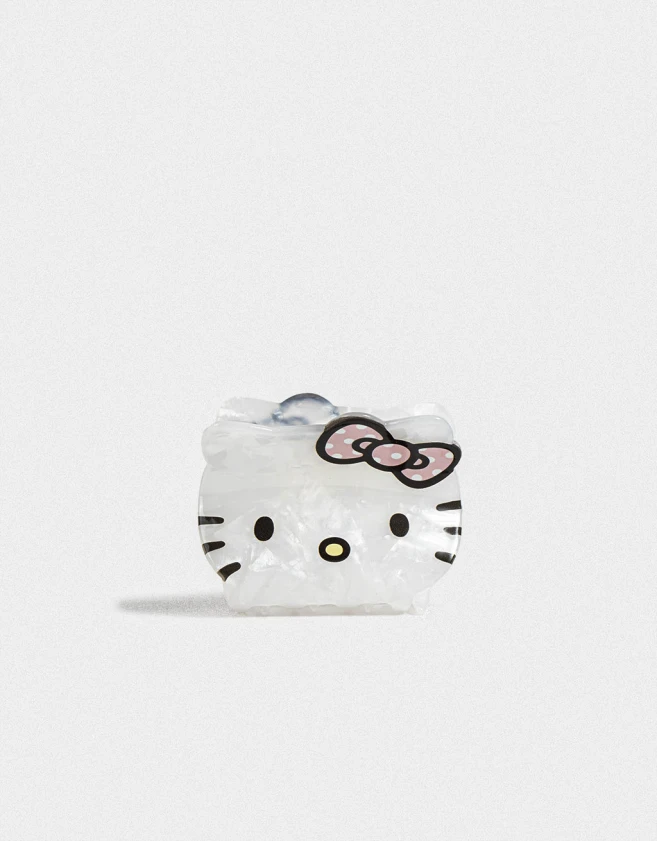 Hebillas Infantiles Licencias Broche Nacarado "hello Kitty - Combinacion Multicolor