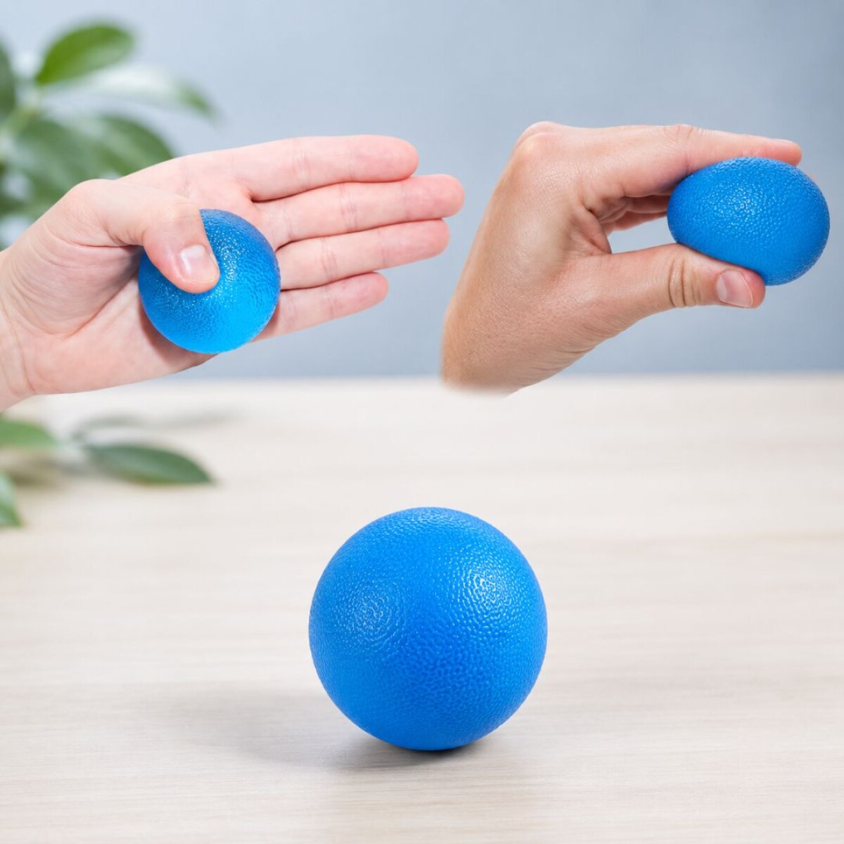 Mini Pelota Ejercitadora de Manos de gel - AZUL 