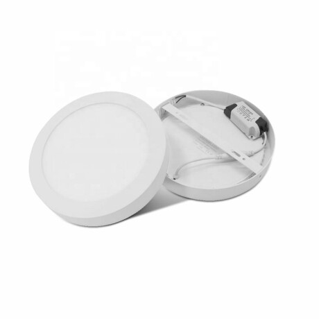 Panel LED 12W, de adosar , aplicar redondo BLANCO Cálido 3000K