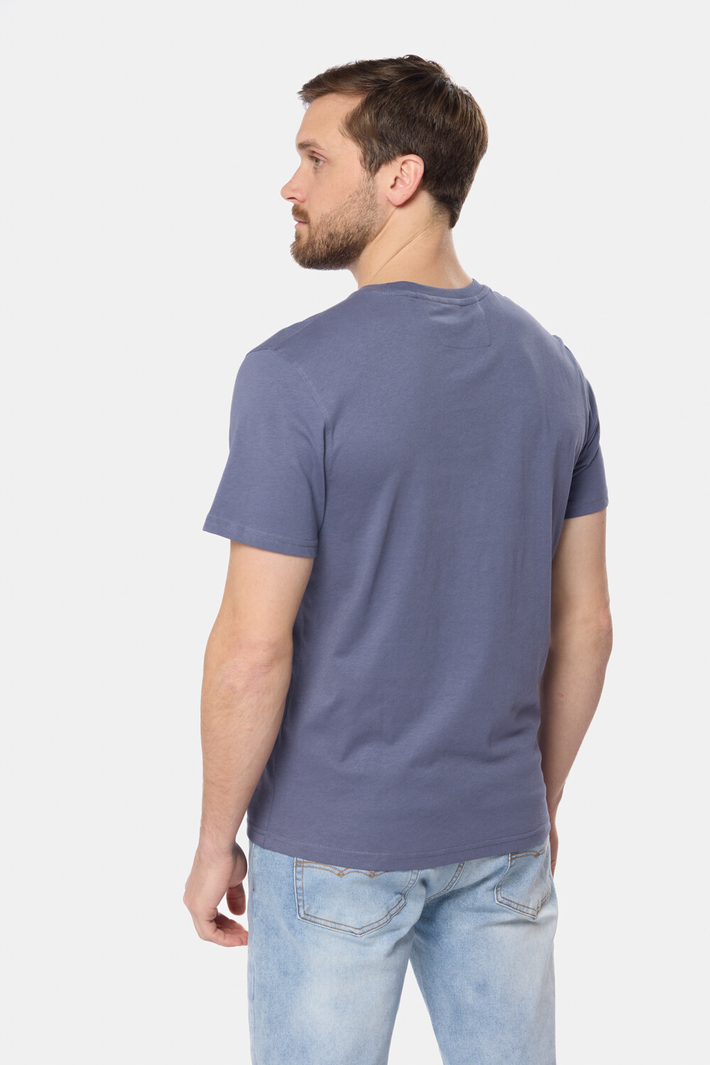 REMERA ESTAMPADA DE ALGODÓN Lila