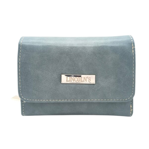 BILLETERA DE DAMA LINCOLNS 18 celesteuniforme